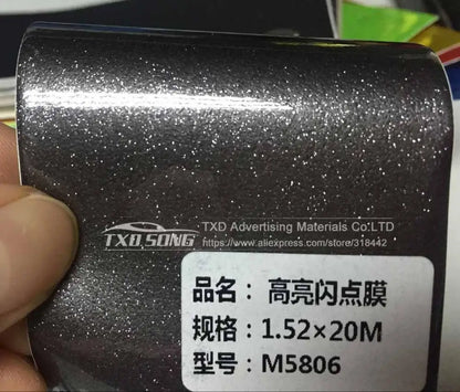 12/30/50/58X100CM/LOT FOR CHOICE Premium Blue High glossy diamond vinyl wrap film with air free bubble