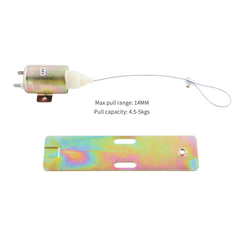 Universal version trunk release solenoid kit for releasing car trunk boot opener fit for DC12V cars