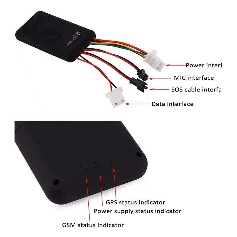 Mini GT06 Car GPS Tracker SMS GSM GPRS Vehicle Online Tracking System Remote Control Alarm for Google Map Gps Locator
