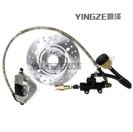 DIY GO KART KARTING ATV UTV Buggy Rear Foot 19CM Disc Brake Rotor With Brake Caliper