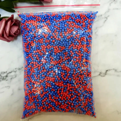15g /bag DIY Snow Mud Particles Accessories Slime Balls Small Tiny Foam Beads For Floam Filler For DIY Supplies 2-4mm