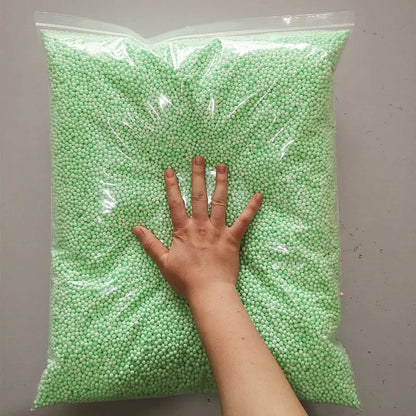 250g 4-6mm No Bleeding Foam Beads Slime Supplies Balls Tiny Snow Charms Filler Addition for Slime Mud Particles Accessories