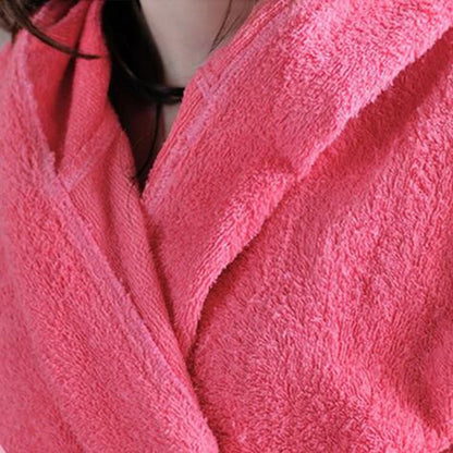 Hooded Bathrobe Men 100% Cotton Hooded  Women Sleepwear Nightgown Towel Fleece Thick Long Soft Autumn Winter White Home Hotel