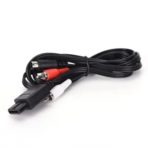 1.8M S-Video Cable for N64 SNES Game Cube AV Audio TV Cord RCA Adapter Game Console Accessory