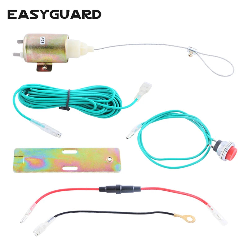 Universal version trunk release solenoid kit for releasing car trunk boot opener fit for DC12V cars