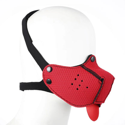 20 Styles Neoprene Puppy Play Dog Hood Mask,Bdsm Bondage Slave Pet Roleplay Party Pup Mask,Removable Muzzle,Couple Flirt Sex Toy