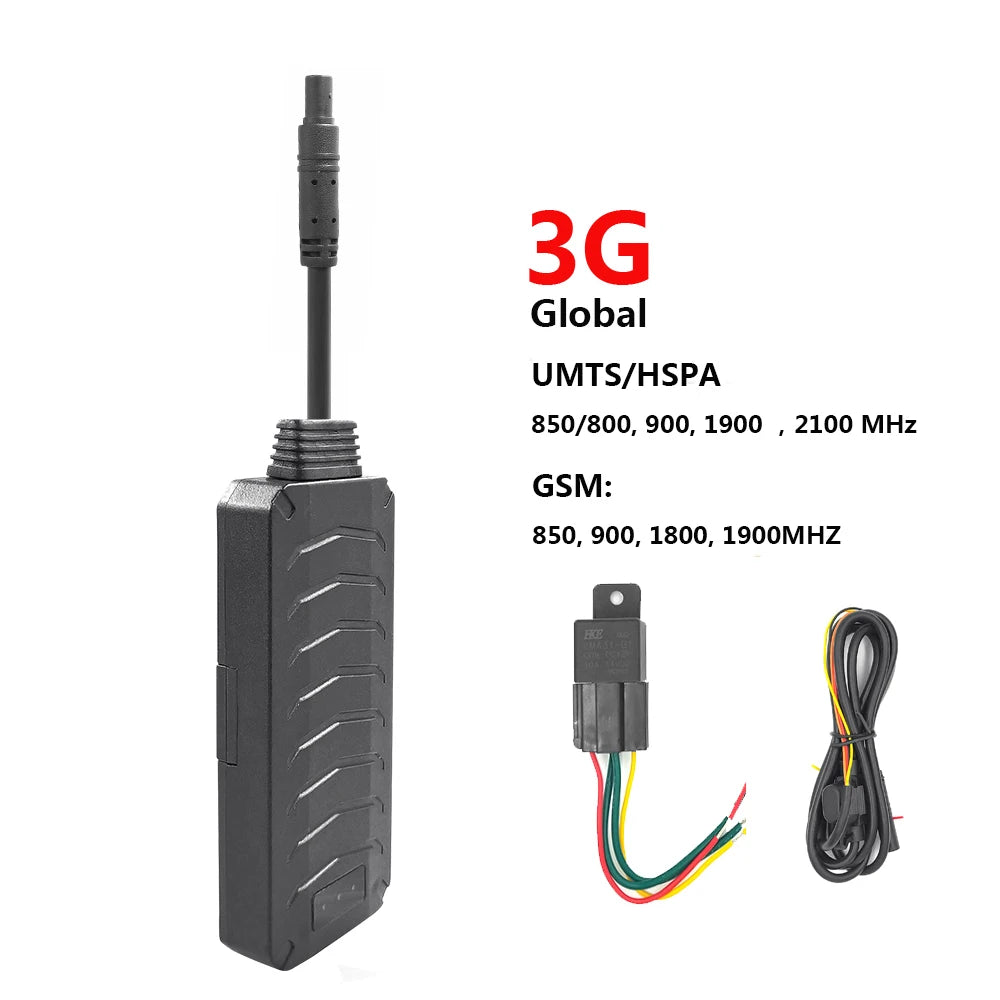 Global 2G 3G 4G Moto Car GPS Tracker SOS Voice Cut Off Oil Towed Away ACC status Alarm Super GSM GPS Antenna Tracking Locator