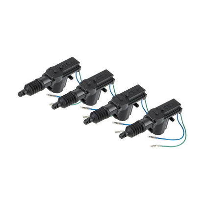 Car Lock Door Remote Control Keyless Entry System Locking Kit with 4 Door Lock Actuator Universal 12V