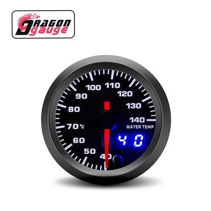 「DRAGON」 52mm Tachometer PRM Boost Gauge Voltage EGT Gauge Water Temperature Oil Temp Oil Pressure Car Gauge Fit for 12V Car