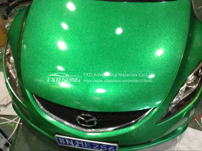 12/30/50/58X100CM/LOT FOR CHOICE Premium Blue High glossy diamond vinyl wrap film with air free bubble
