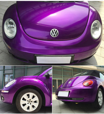Gloss Metallic Gunmetal Vinyl Wrap Candy Glossy Grey Car Film Sticker With Air Bubble Auto Motorcycle Wrapping Covering Foil