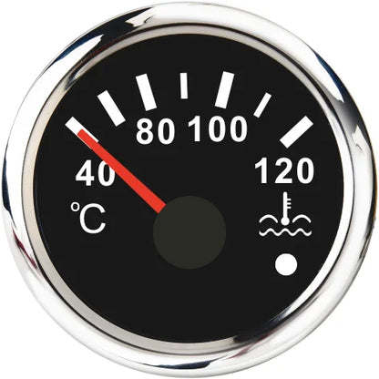 Car Marine Boat Boost Alarm Gauge 2‘’52mm Oil pressure Meter Water Level Fuel Temperature 12V 24V Voltmeter Accessories Meter