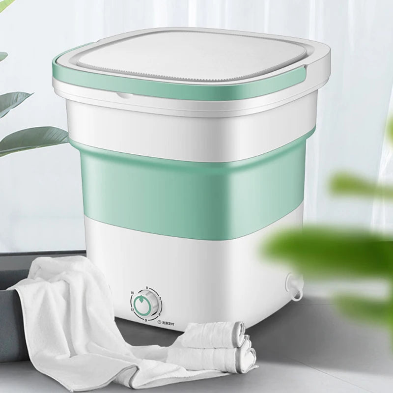 Folding Clothes Washing Machine Portable Semi-Automatic for Children