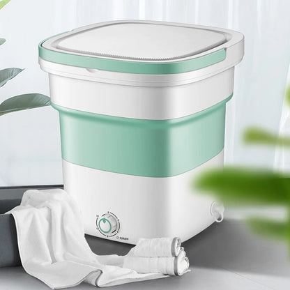 Folding Clothes Washing Machine Portable Semi-Automatic for Children