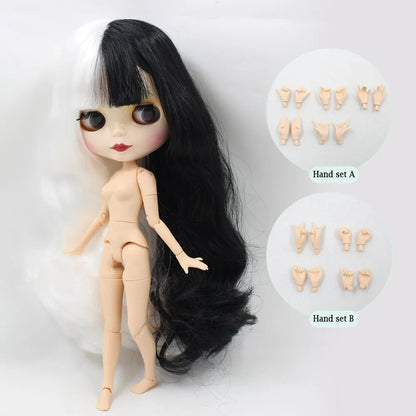 ICY DBS Blyth Doll Series Yin-yang hair style like Sia white skin 1/6 BJD ob24 anime cosplay