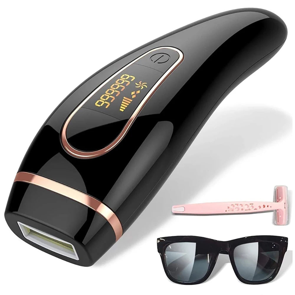 IPL Hair Removal for Women and Men Permanent Painless Laser Hair Removal System 999,999 Hair Remover Treatment for Whole Body