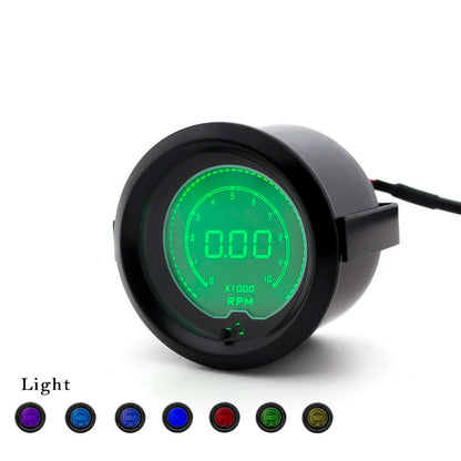 2" 52MM EVO Digital Car Tachometer 7 Colors LCD 0-10000 RPM Gauge Digital Tachometer Car meter