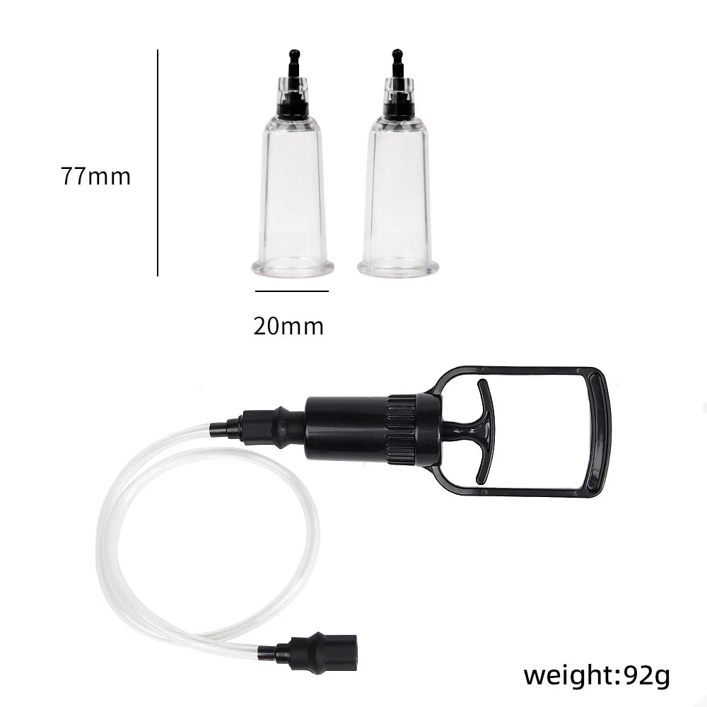Female Breast Sucker Pussy Pump Enlarger Clitoris Clit Stimulator Nipple Vacuum Pump Adult Sex Toys For Women Nipple Clamps