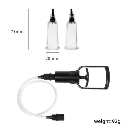 Female Breast Sucker Pussy Pump Enlarger Clitoris Clit Stimulator Nipple Vacuum Pump Adult Sex Toys For Women Nipple Clamps