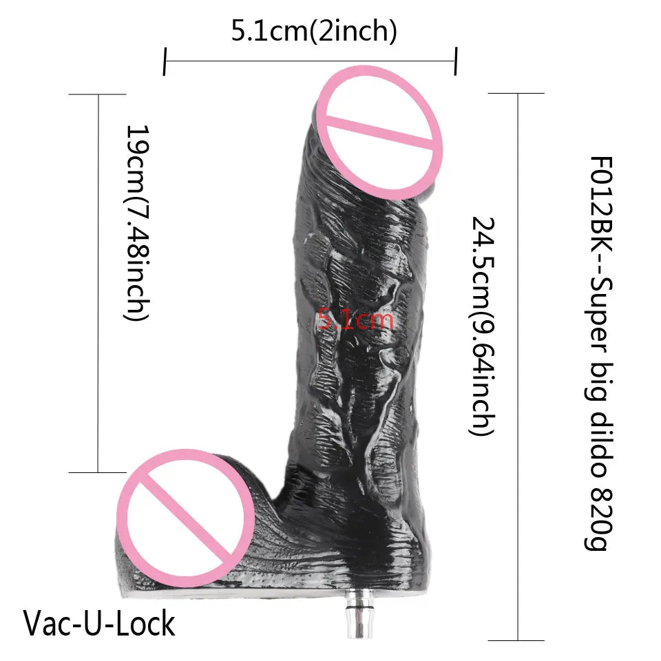 Premium Sex Machine Attachment VAC-U-LOCK Dildo Suction Cup Love Machine For Women,Adapter For Quick/3XL female and man machines
