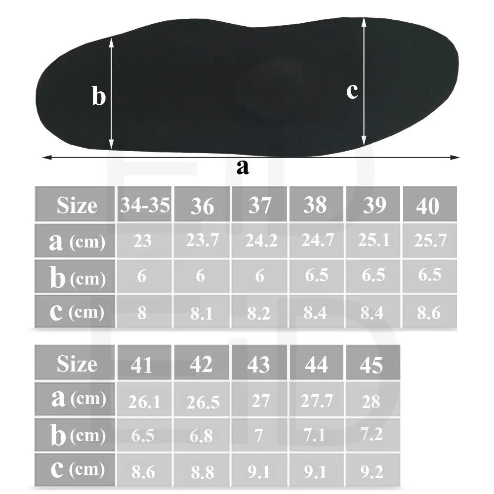 EiD Severe Flat feet insoles EVA Orthotic Arch Support Inserts Orthopedic Shoes Insoles Heel Pain Plantar Fasciitis Men Woman