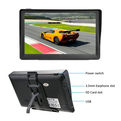 LeeKooLuu 7" inch HD Car GPS Navigation SatNav 8GB Navigators Bluetooth AV-IN FM MP3/MP4 Players