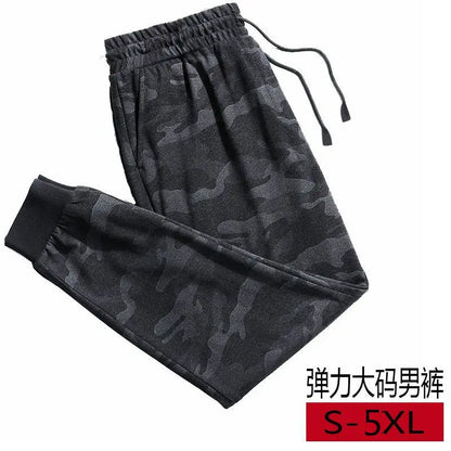 Plus Size 5XL Streetwear Loose Pants Men Joggers 2022 Man Casual camo hip hop Harem Pants Men Camouflage Beam Feet sweatpants