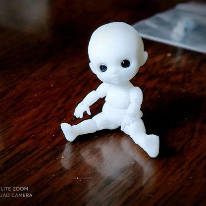 SD mini doll 3.5 cmBJD naked girl doll Kawaii girl toy DIY thumb doll