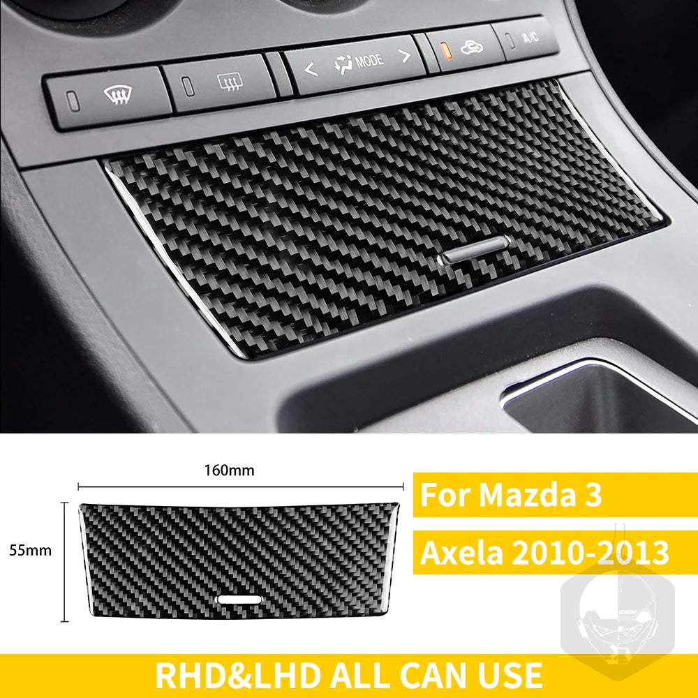 Whole Interior Stickers For Mazda 3 Axela 2010-2013 Carbon Fiber Car Accessories Dash Trim Gear Shift Console Cover Molding