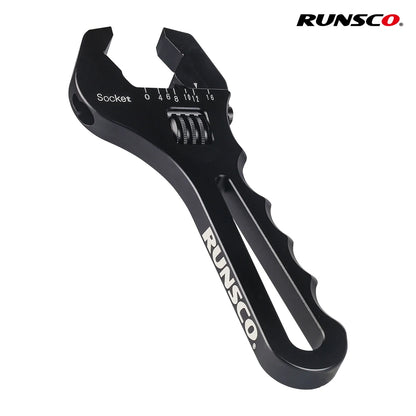 AN/3/4/6/8/10/12 Adjustable Aluminum Wrench Oil Hose End Fitting Tool Aluminum Spanner