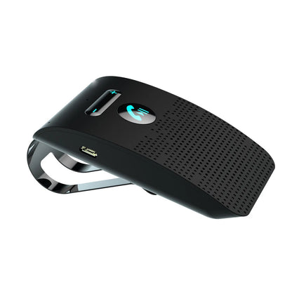 5.0 Handsfree Car Kit Hifi Speaker 2W Wireless Audio Receiver MP3 Music Player Noise Cancelling Sun Visor Clip