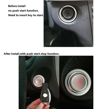 For Mercedes Benz G Class 2009-2011 Add Car Push Start Stop Remote Starter and Keyless Entry System New Remote Key Car Products