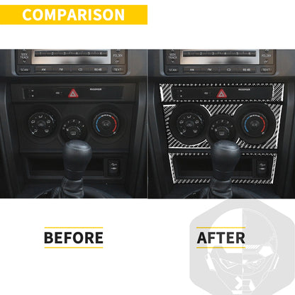 For Subaru BRZ Toyota 86 GT86 2017 2018 2019 Carbon Fiber Car Accessories Gear Shift Cup Holder Air Conditioning Trim Sticker
