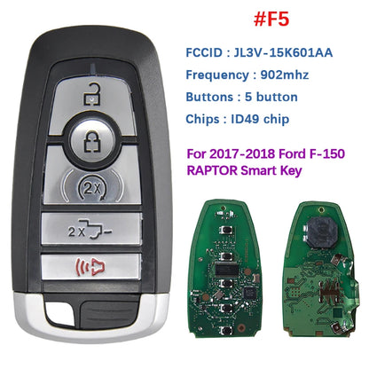 CN018109 315/434/868/902 Remote Key For Ford Edge Explorer Expedition Fusion Mondeo F150 Replacement Smart Keyless Proximity