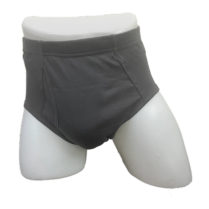 Men's Washable Incontinence Shorts Open Underwear Adults Patient Reusable Breathable Pant Diapers for Adults Prostate 500ml