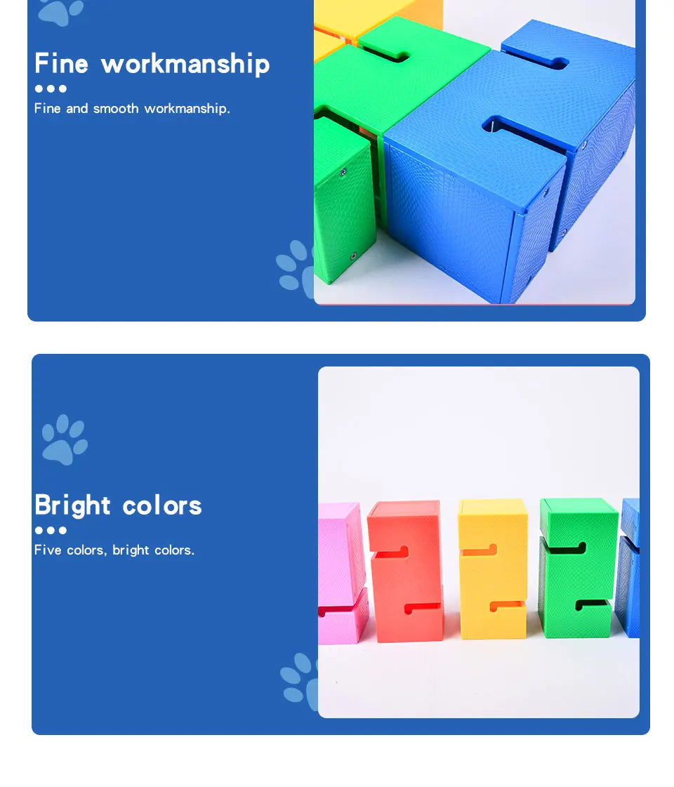 Child Outdoor Teamwork Game Props Toy Children Cooperate To Build Tower  Kindergarten Sensory Equipment Kids Sports Toys
