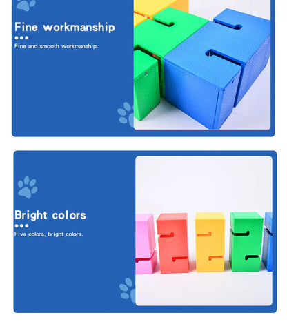 Child Outdoor Teamwork Game Props Toy Children Cooperate To Build Tower  Kindergarten Sensory Equipment Kids Sports Toys