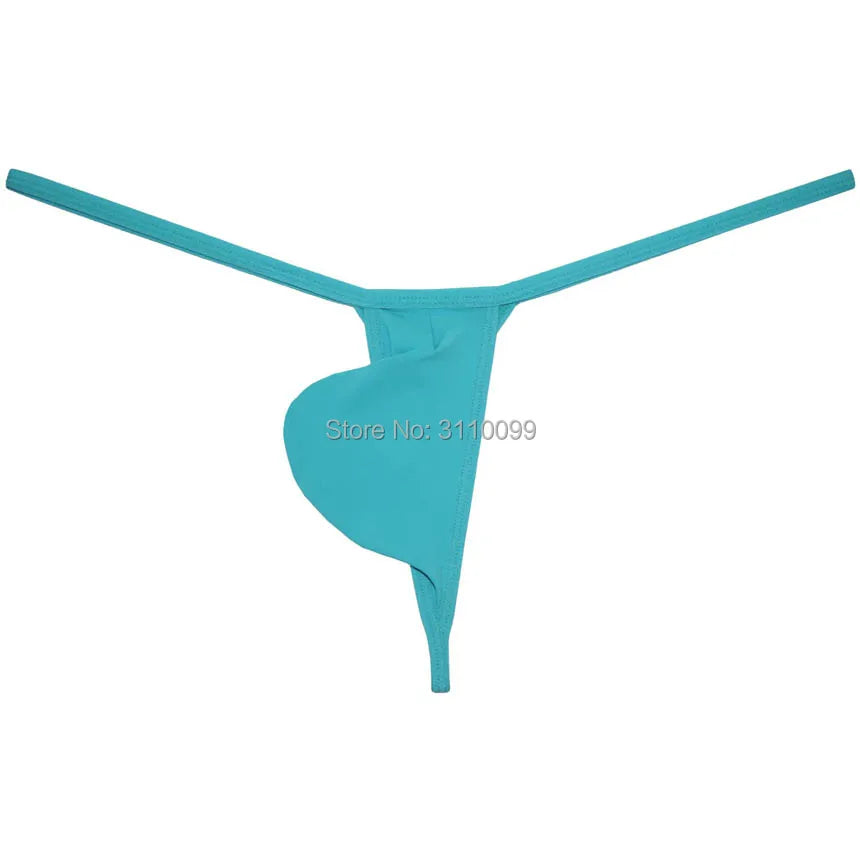 Men Super Soft Smooth T-back Underwear Mini Bikini Bulge Pouch Skinny Panties G-string Tangas