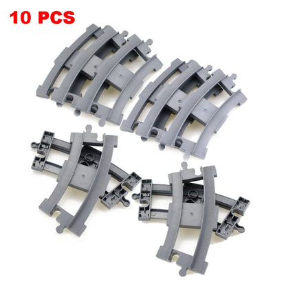 Rail Transport Big Size Building Blocks Creative Track Accessories Assemble Toys For Children Bricks Compatible City Train Set