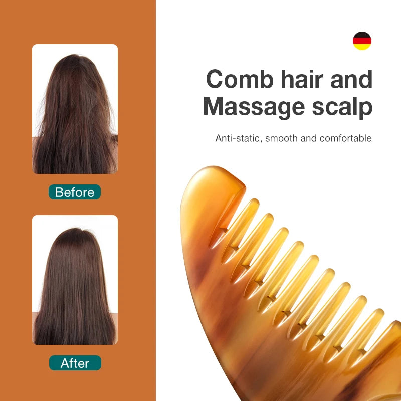 MR.GREEN Comb With Guasha Scraping Massage Board Nature Ox Horn Face  Beauty Tools Neck Body Massage Skinb Pain Relief Scraper