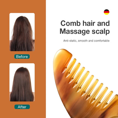 MR.GREEN Comb With Guasha Scraping Massage Board Nature Ox Horn Face  Beauty Tools Neck Body Massage Skinb Pain Relief Scraper