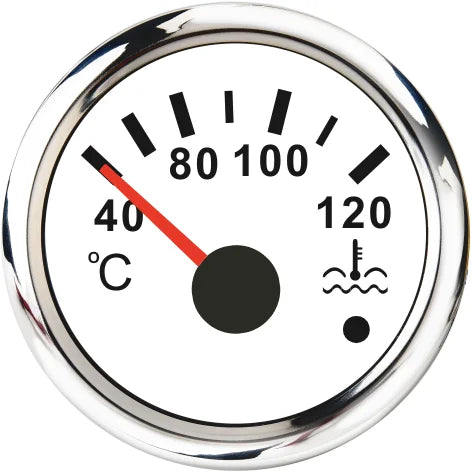 Car Marine Boat Boost Alarm Gauge 2‘’52mm Oil pressure Meter Water Level Fuel Temperature 12V 24V Voltmeter Accessories Meter