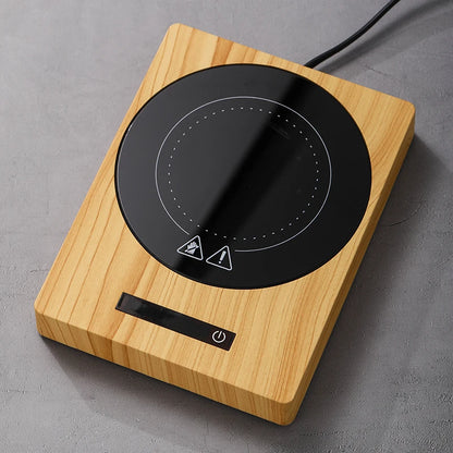 200W Cup Heater Mug Warmer 100°C Hot Tea Makers Warmer Coaster 5 Gear Cup Heaters Coffee Milk Tea Heating Pad 110V/220V