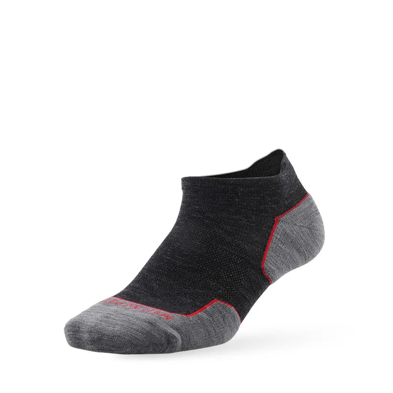 ZEALWOOD Marathon Running Socks, Men's Women's Outdoor Merino Wool Sports Compression Socks Breathable Cushion Cycling 1/3 Pairs