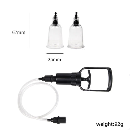Female Breast Sucker Pussy Pump Enlarger Clitoris Clit Stimulator Nipple Vacuum Pump Adult Sex Toys For Women Nipple Clamps