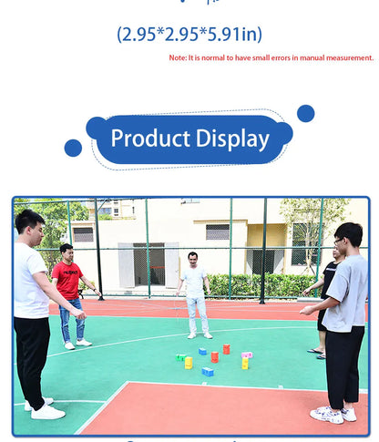 Child Outdoor Teamwork Game Props Toy Children Cooperate To Build Tower  Kindergarten Sensory Equipment Kids Sports Toys