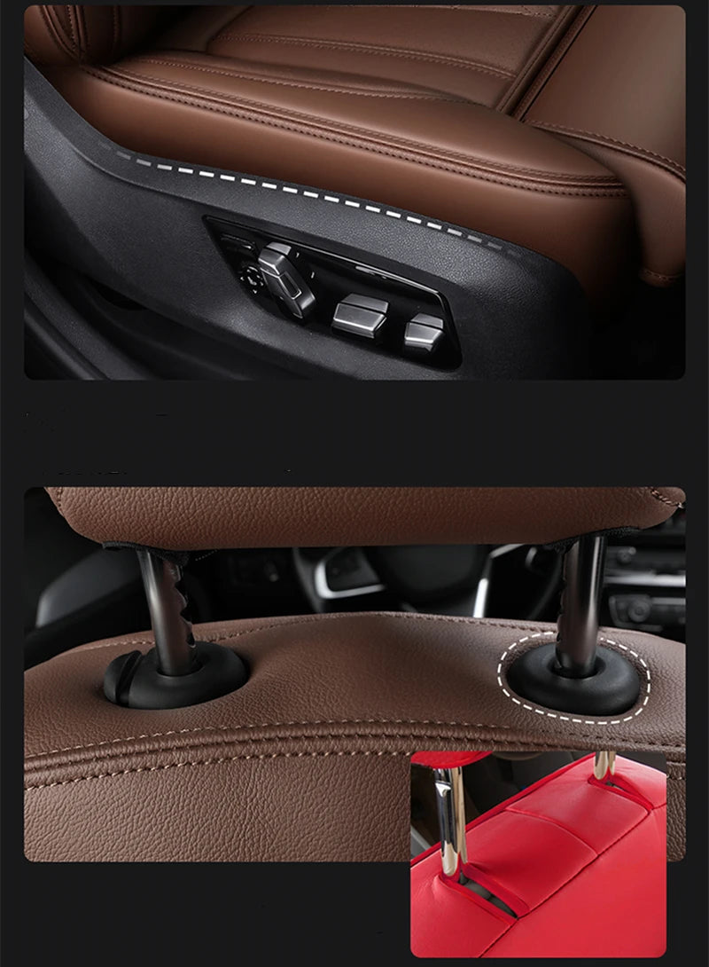 Custom Fit for 2024 2025 Subaru Crosstrek Premium Sport Limited Wilderness Base Car Accessories Seat Covers 5 Seats Leather