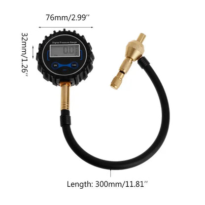 Digital Rapid Tyre/Tire Deflator Car Trucks Tire Pressure Gauge Air Deflators Off-Road Vehicle 4WD 4X4 Accessories with Pressure