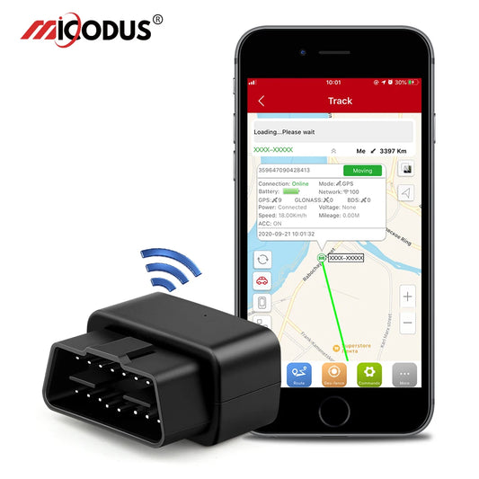 Mini OBD GPS Tracker Car Tracker Micodus 2G MV33 MV66 Realtime Tracking GPS Shock&Plug-out Alarm Geofence Free APP