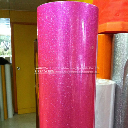 12/30/50/58X100CM/LOT FOR CHOICE Premium Blue High glossy diamond vinyl wrap film with air free bubble